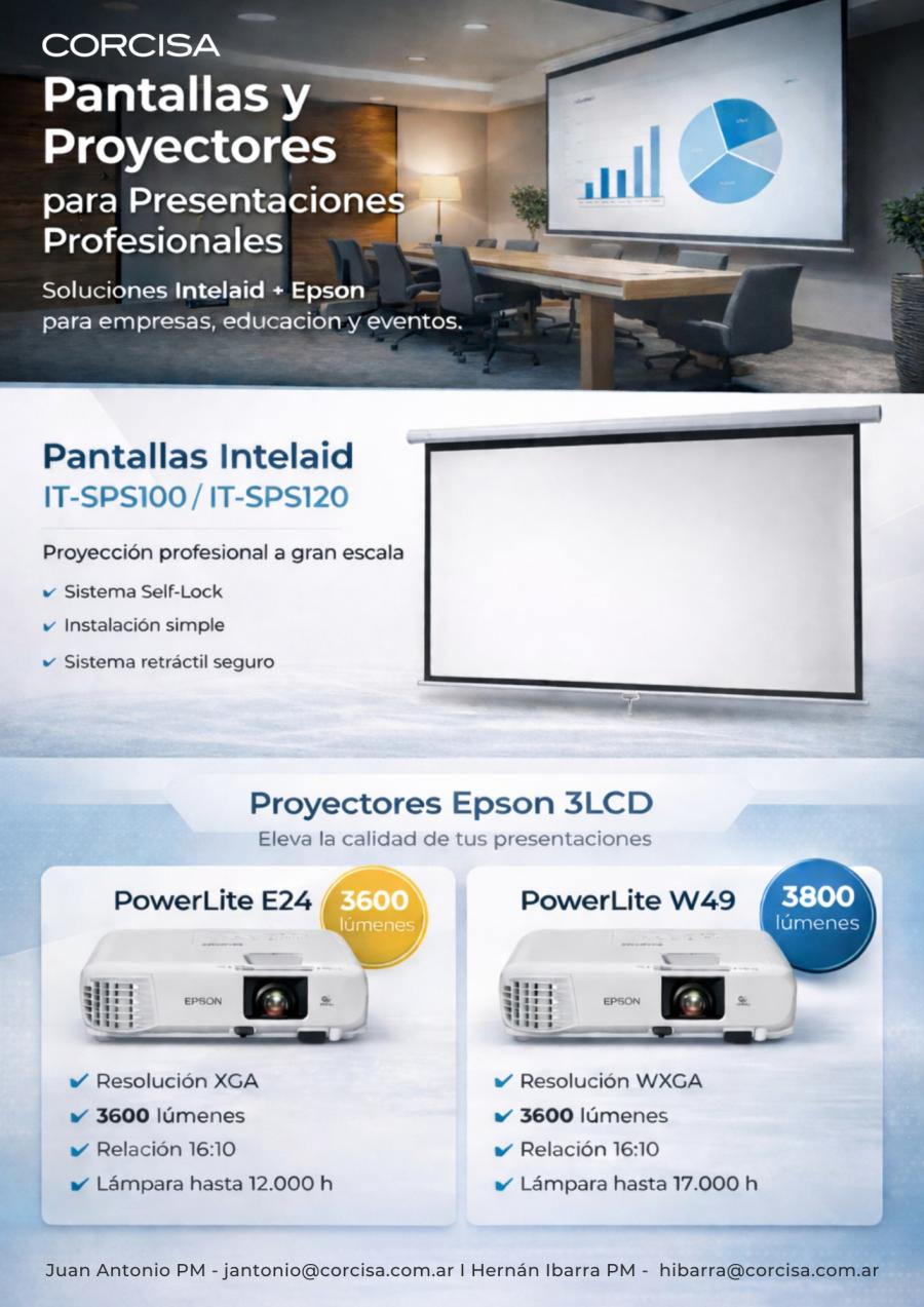 Pantallas & Proyectores